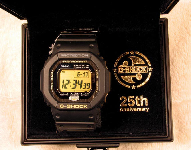 時計 CASIO G-SHOCK GW-5625AJ CASIO G-SHOCK(ジーショック) GW-5625AJ-1JF 25周年記念 : ice